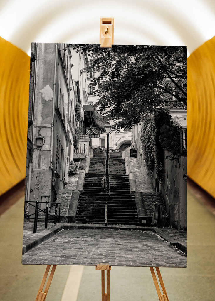 Montmartre zeitlose Treppe