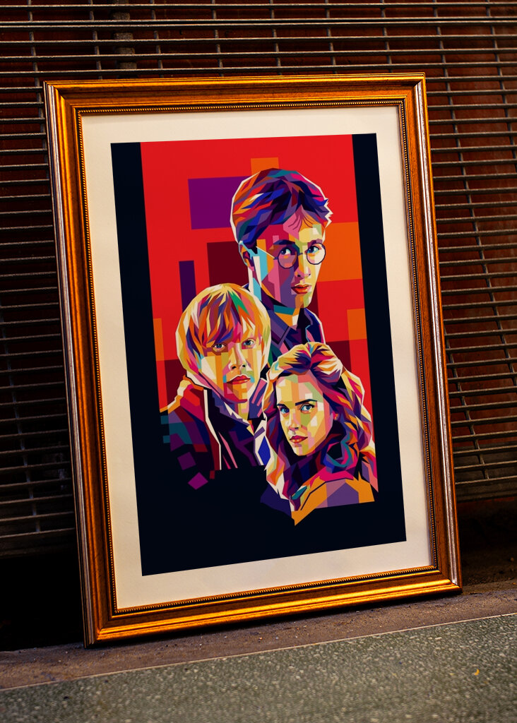 Harry Potter Pop Art Stil