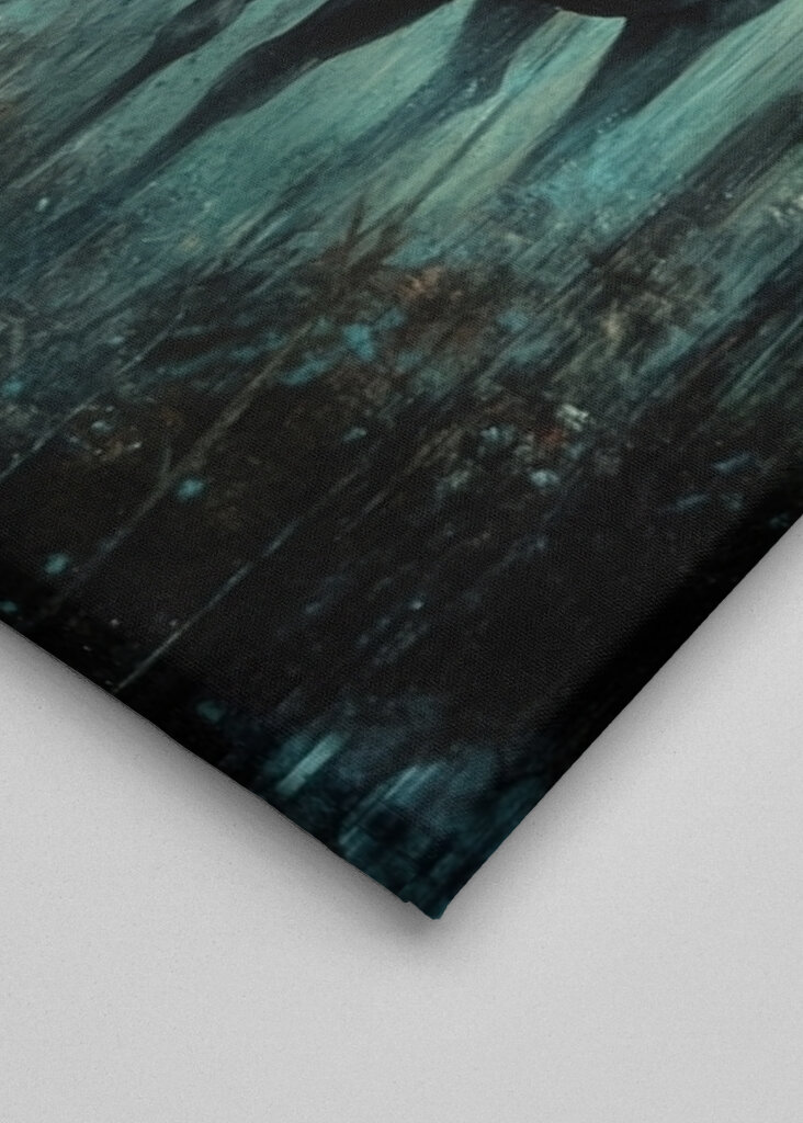 Los v mlze - olejomalba