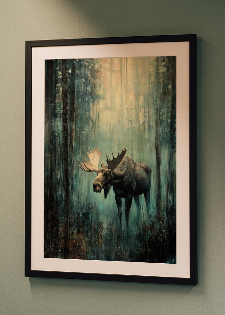 Los v mlze - olejomalba