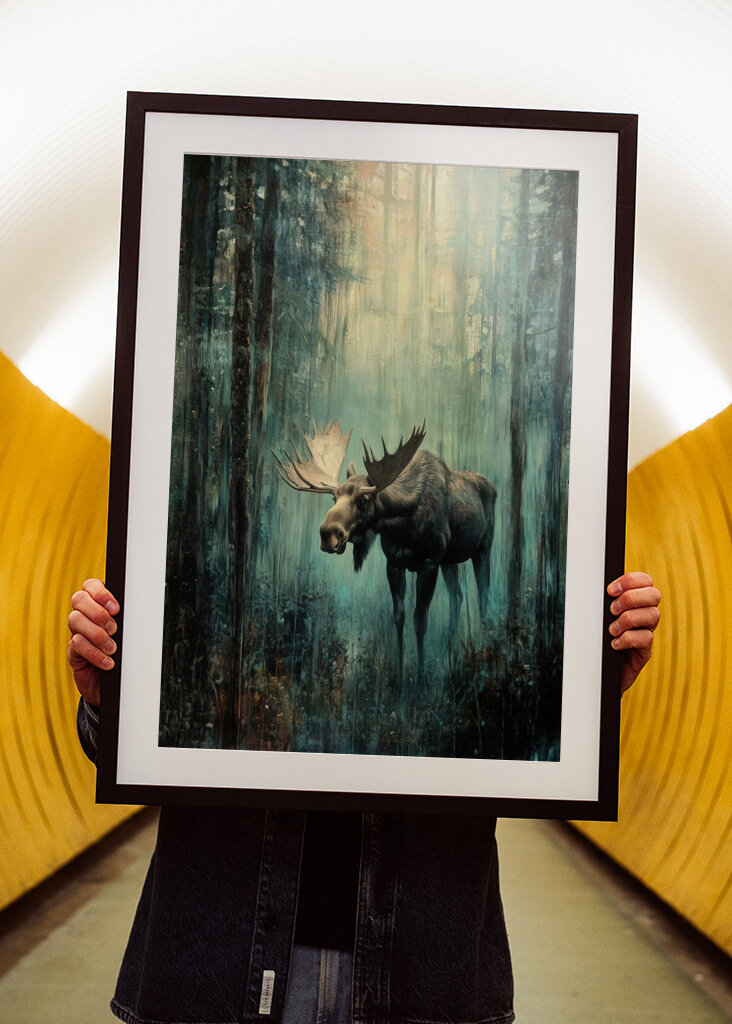 Los v mlze - olejomalba