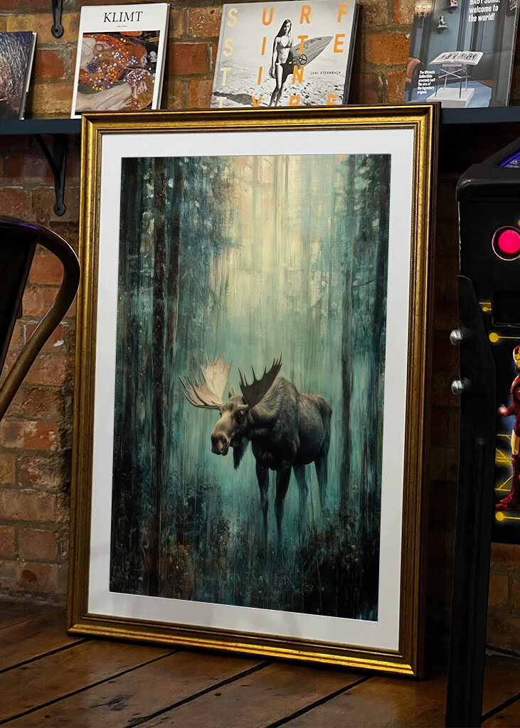 Los v mlze - olejomalba