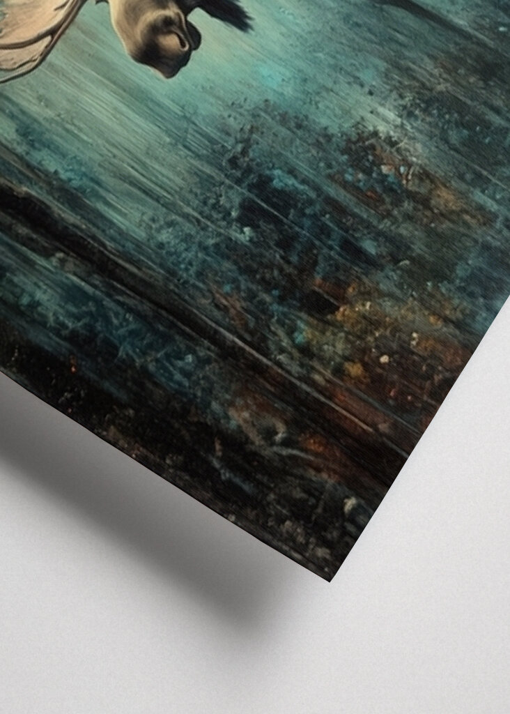 Los v mlze - olejomalba