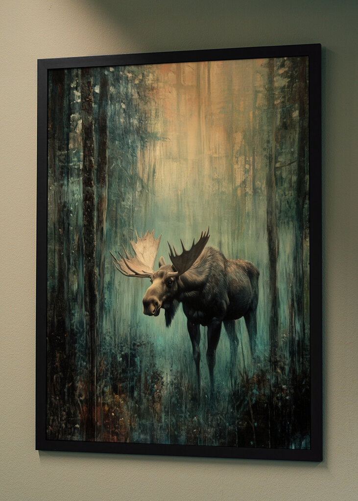 Los v mlze - olejomalba