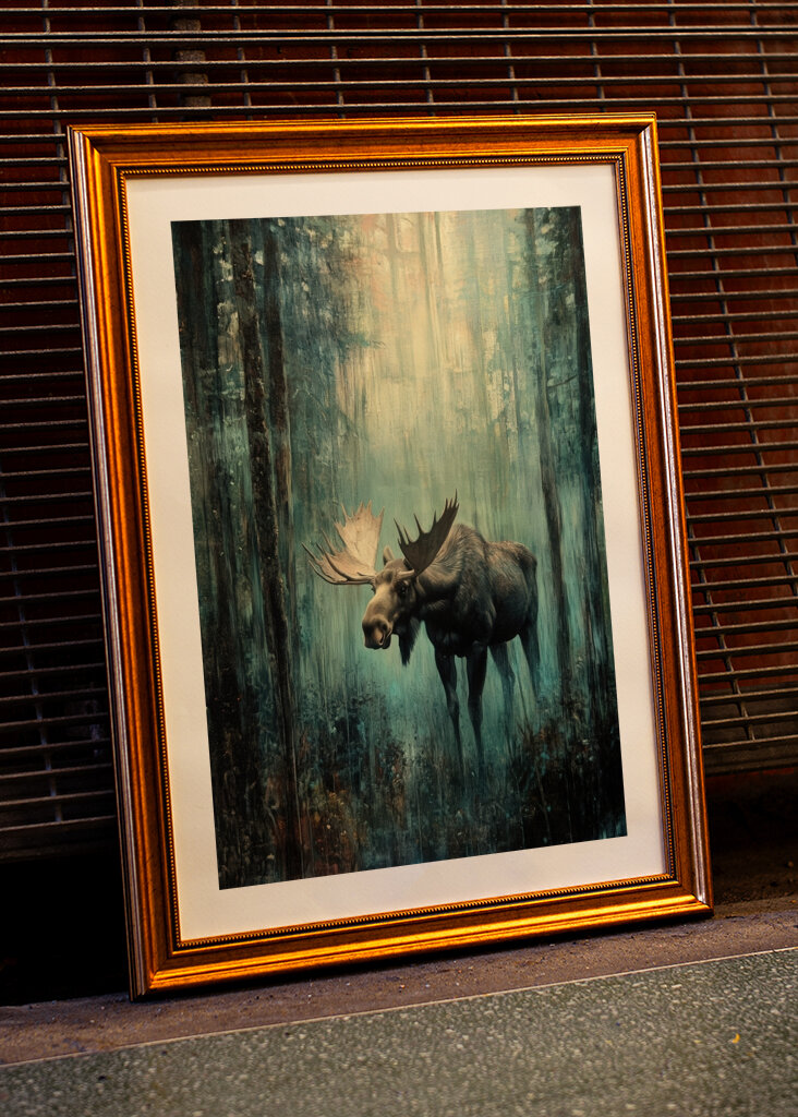 Los v mlze - olejomalba