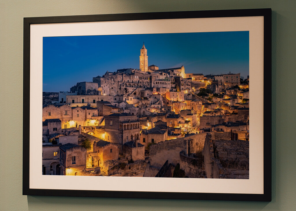 Matera at night