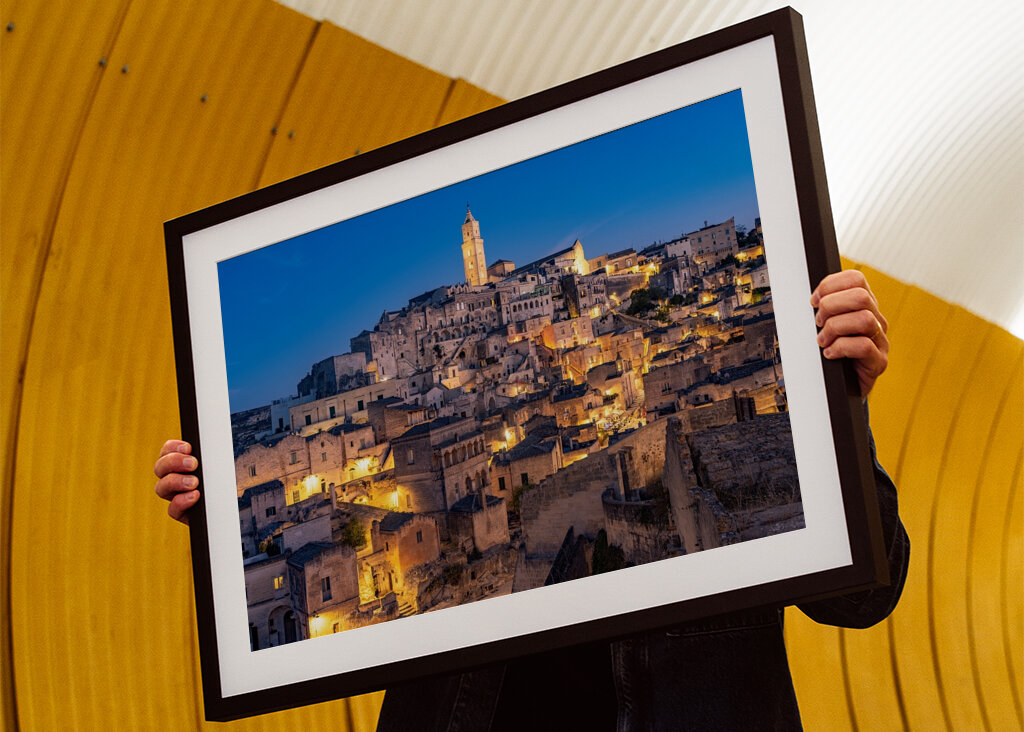 Matera at night