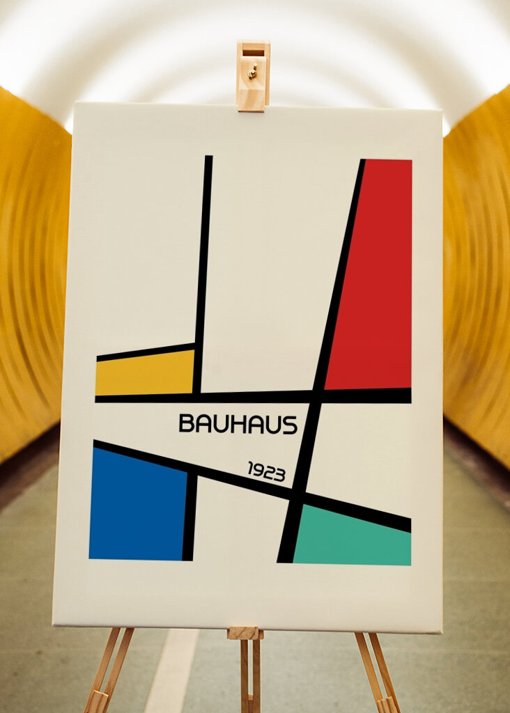 My work blends Bauhaus princip