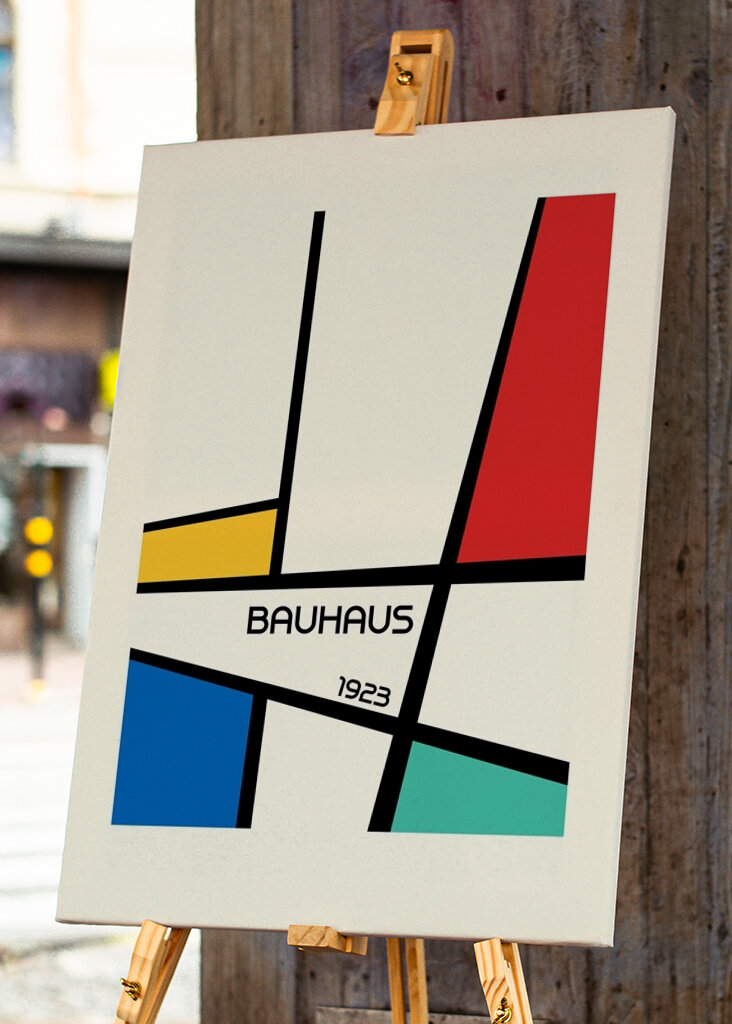 My work blends Bauhaus princip