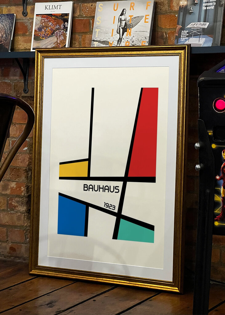 My work blends Bauhaus princip