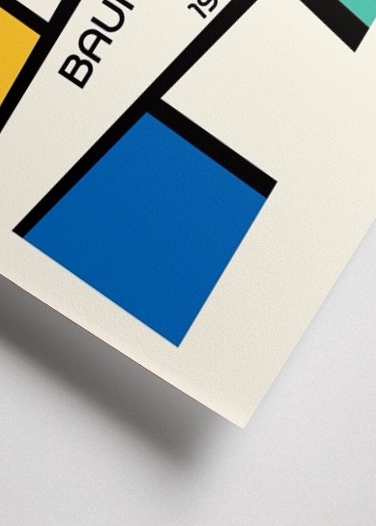 My work blends Bauhaus princip