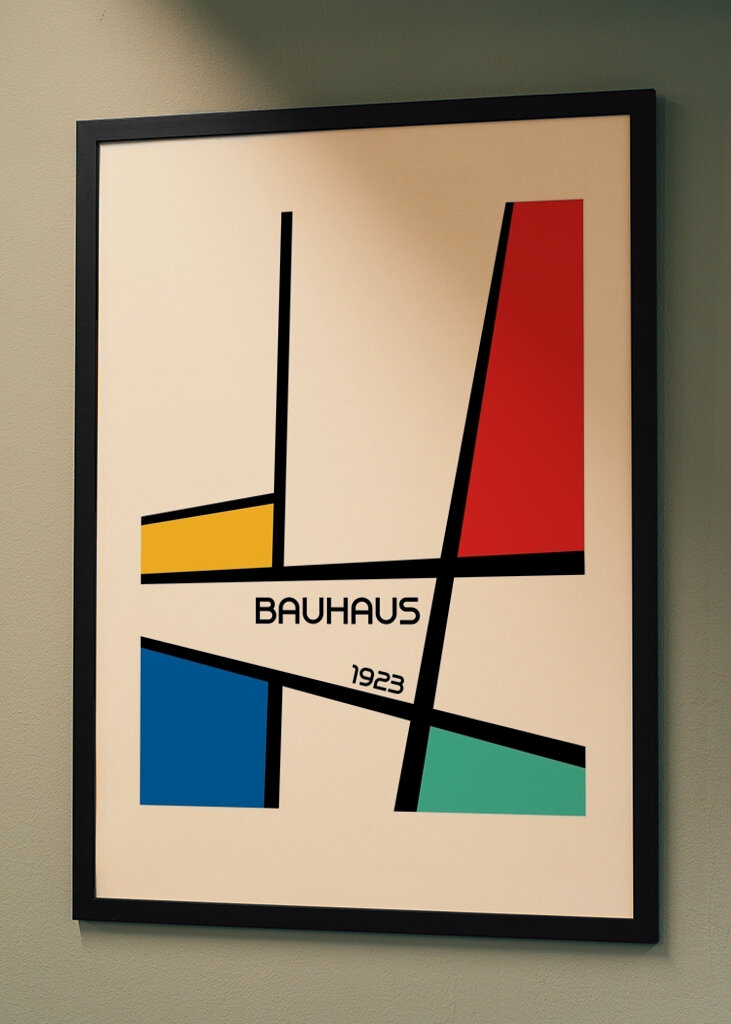 My work blends Bauhaus princip