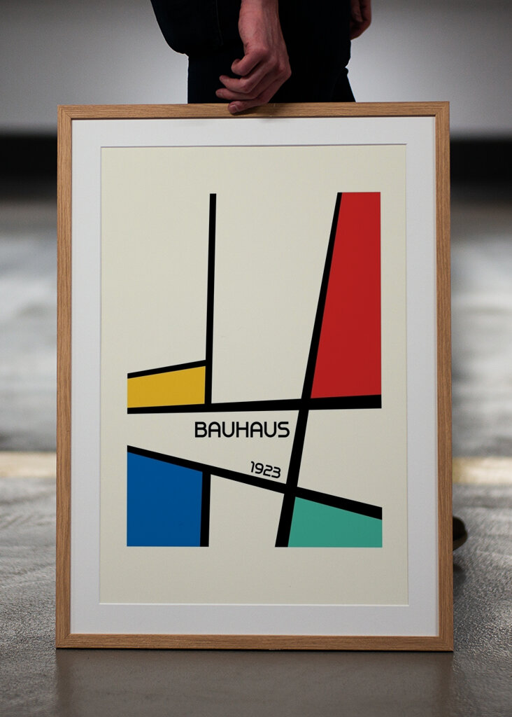 My work blends Bauhaus princip