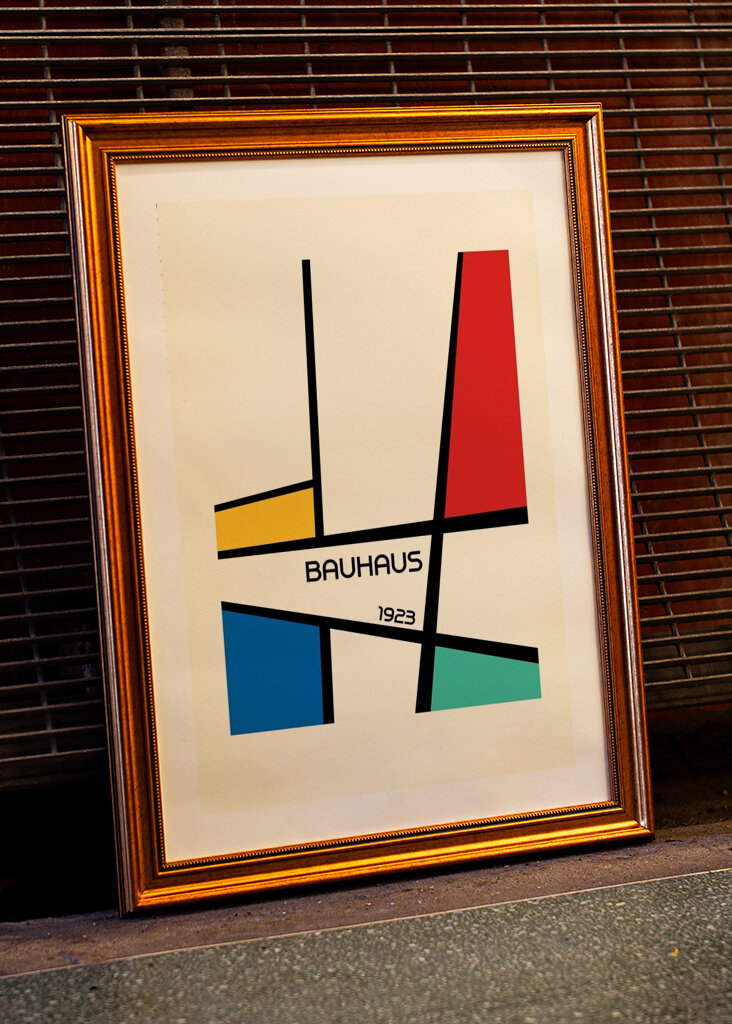 My work blends Bauhaus princip