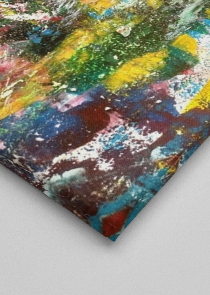 Abstrakte Malerei - Farbspiel