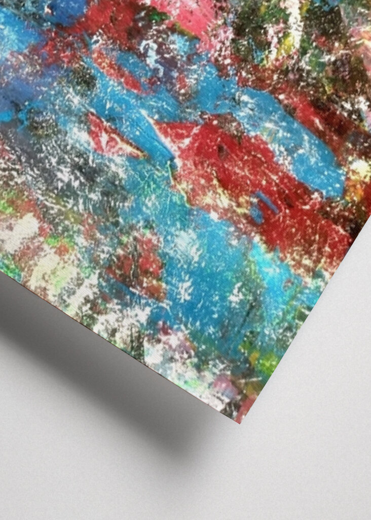 Abstrakte Malerei - Farbspiel