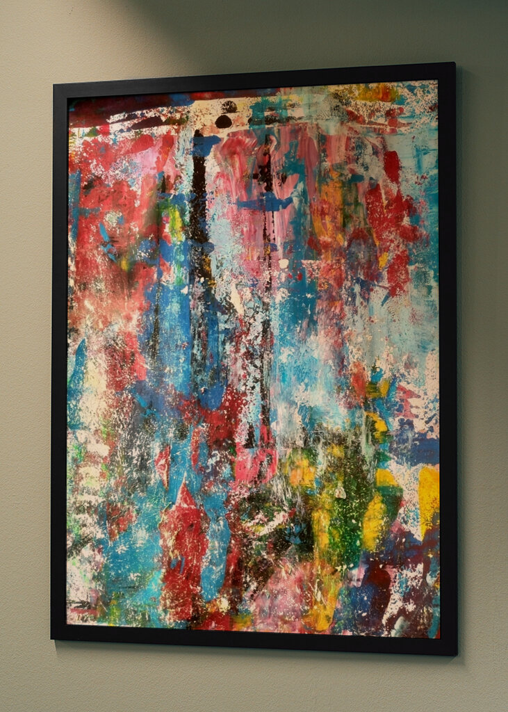 Abstrakte Malerei - Farbspiel