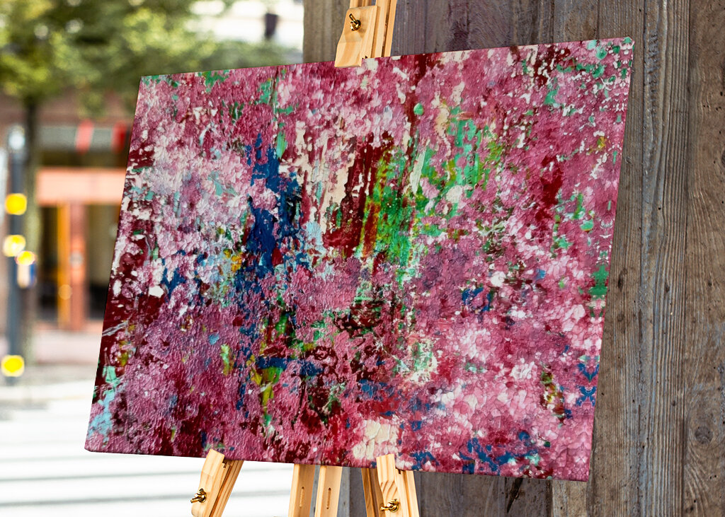 Abstrakte Kunst - Eintauchen