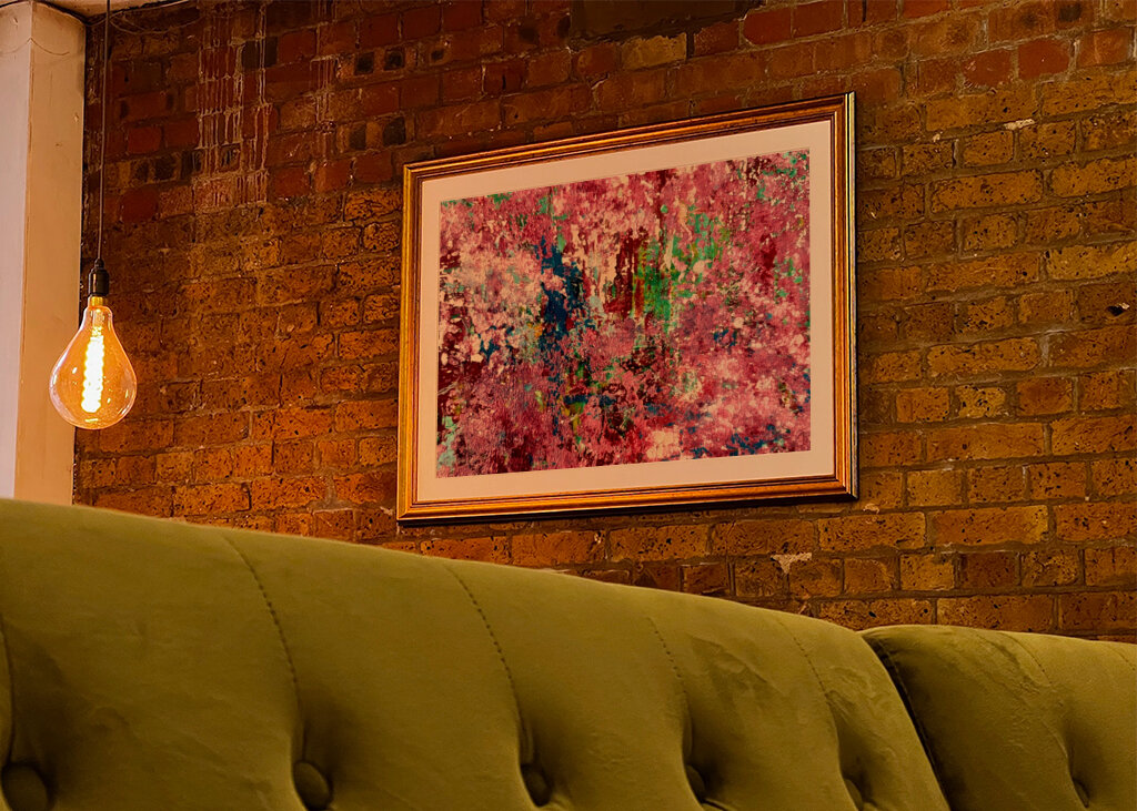 Abstrakte Kunst - Eintauchen