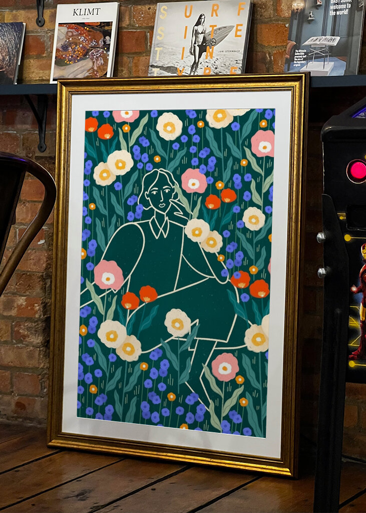 Linia Dama z kwiatem #2949456