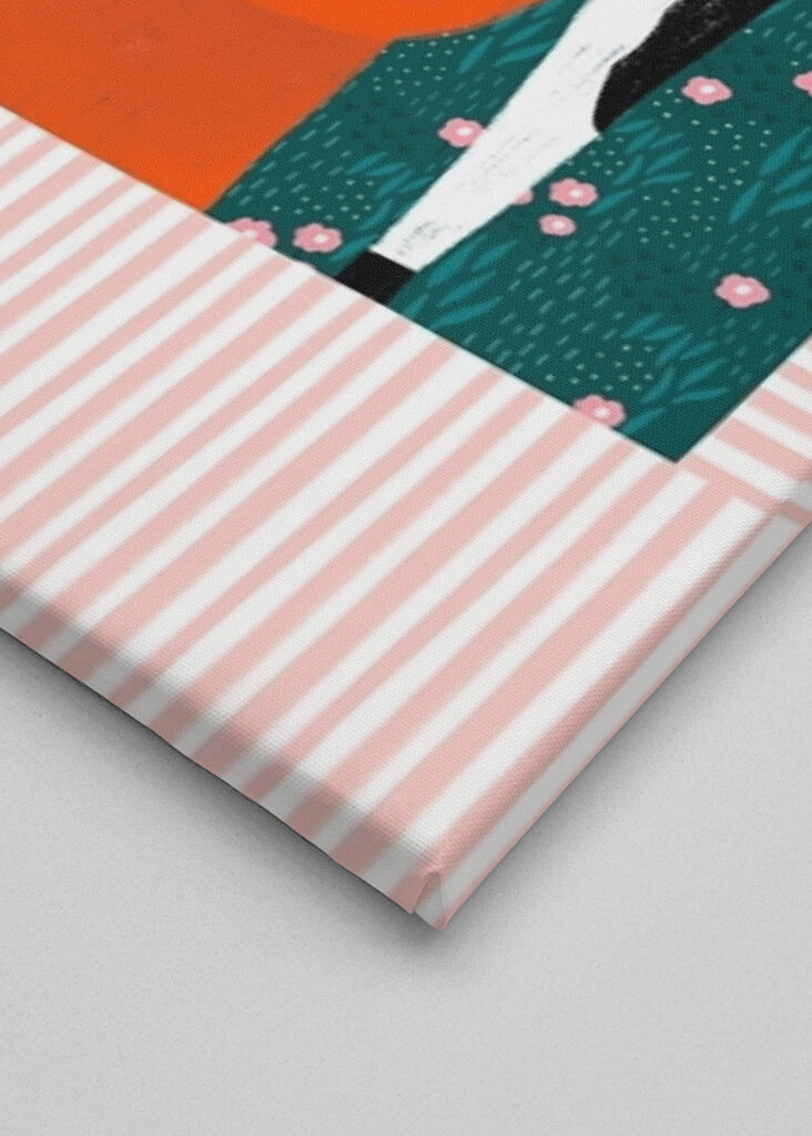 Orange Girl and Horse