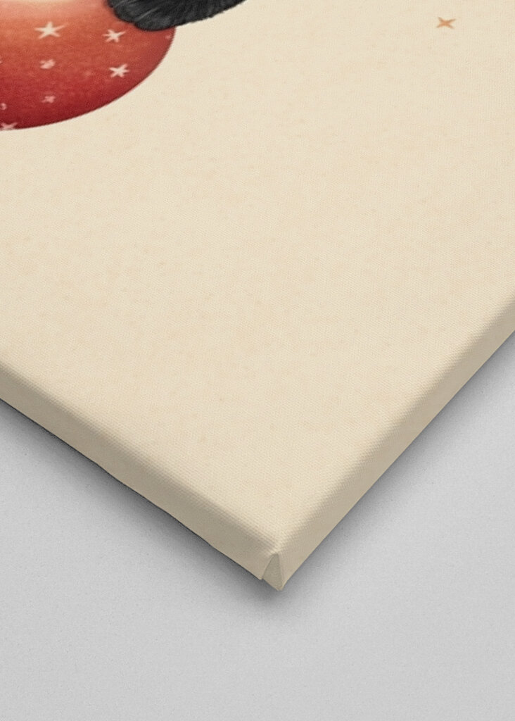 Cat under christmas tree