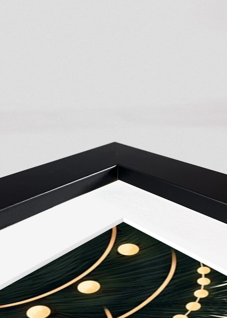 Cat under christmas tree