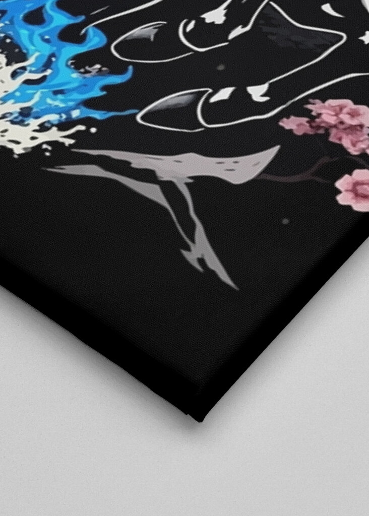 Silhueta do guerreiro do samurai