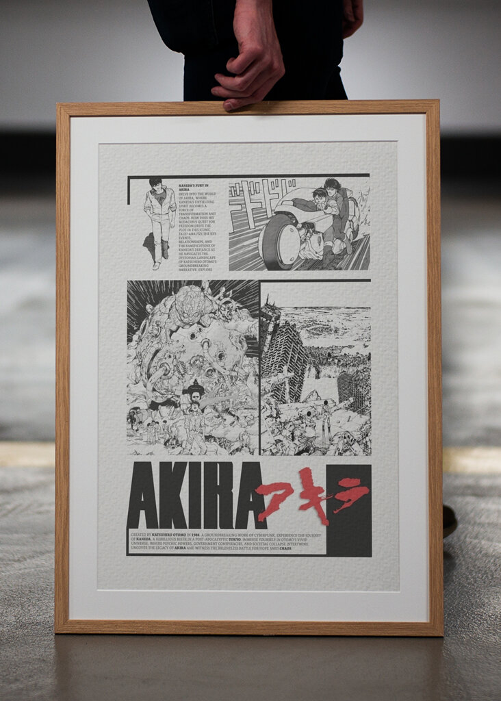 Akira Brutalism Stil Affisch