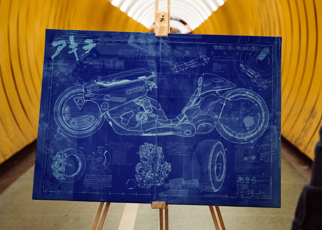 Akira Bike Blueprint