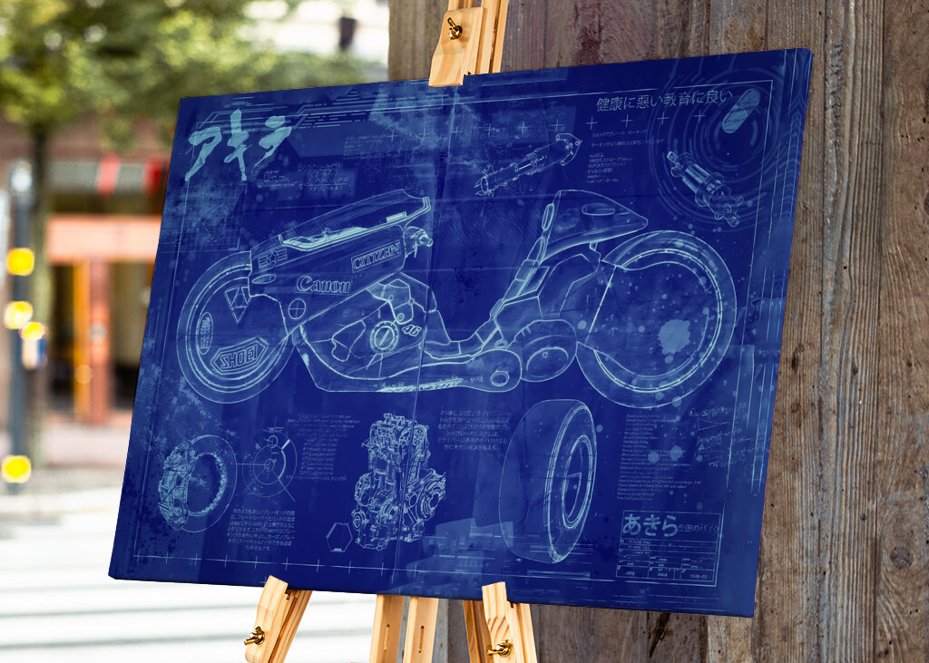 Akira Bike Blueprint