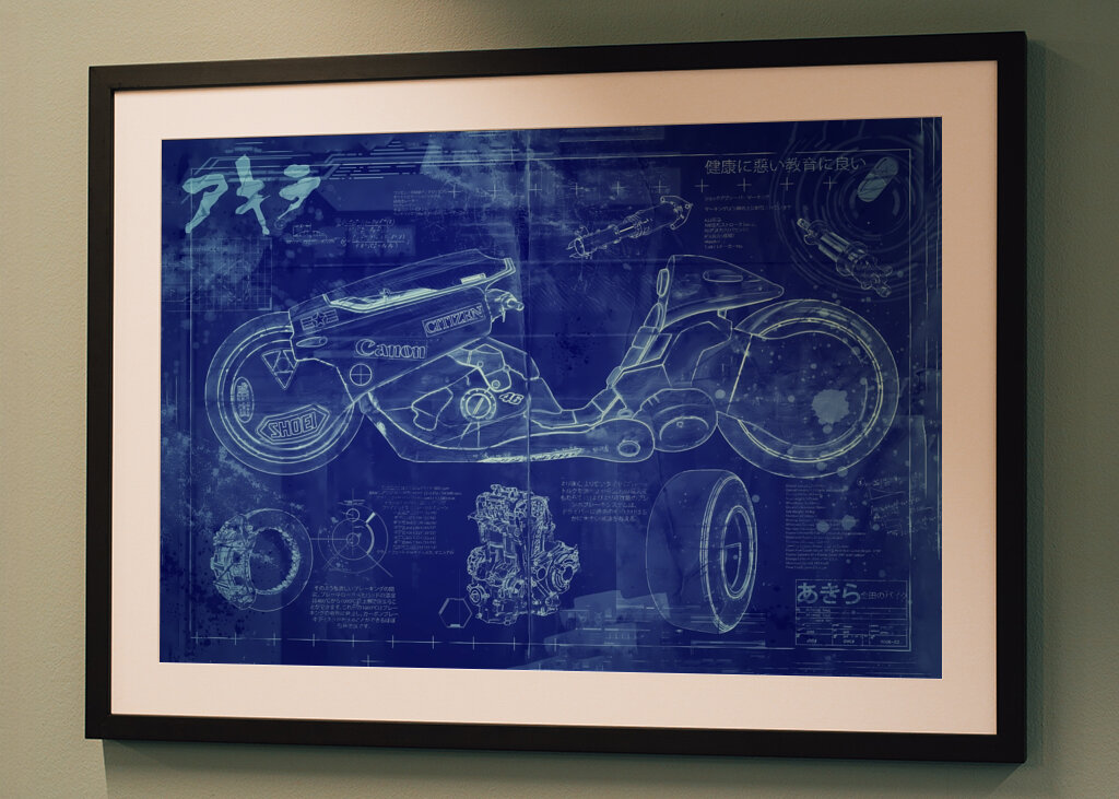 Akira Bike Blueprint