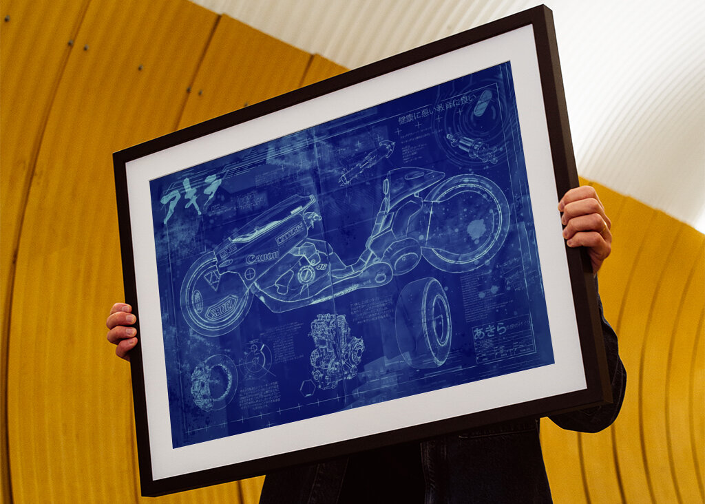 Akira Bike Blueprint
