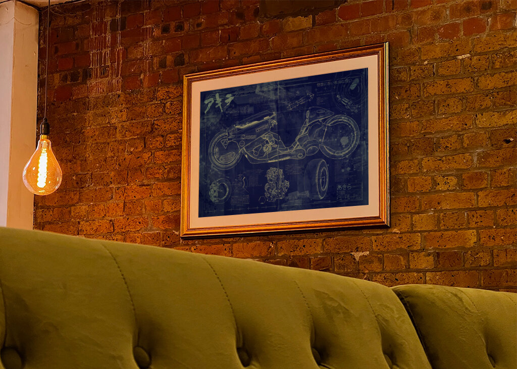 Akira Bike Blueprint