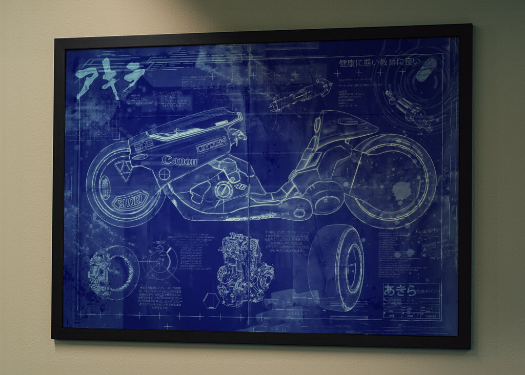 Akira Bike Blueprint
