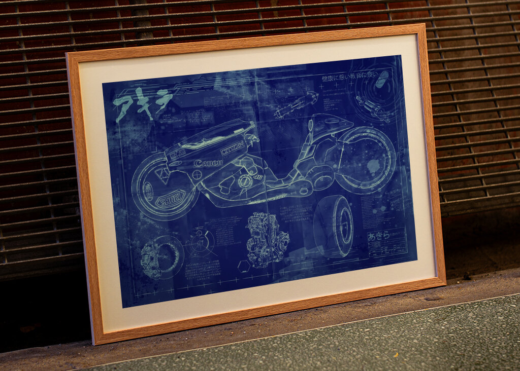 Akira Bike Blueprint