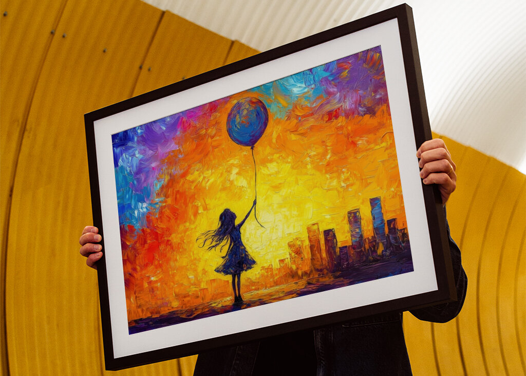 Stadt der Träume Ölgemälde