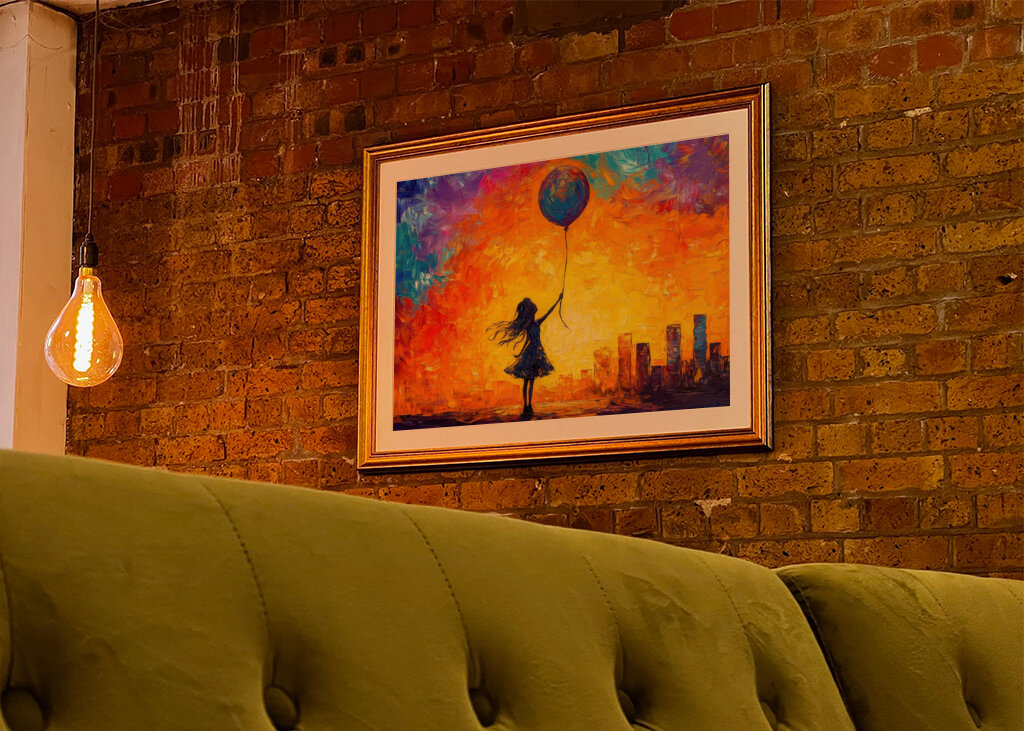 Stadt der Träume Ölgemälde