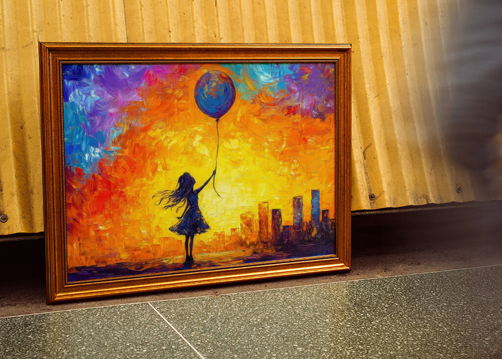 Stadt der Träume Ölgemälde