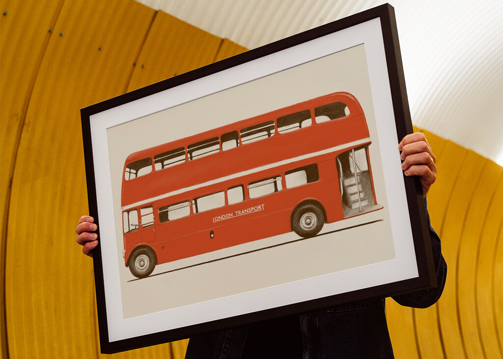 Rød engelsk buss #2489628