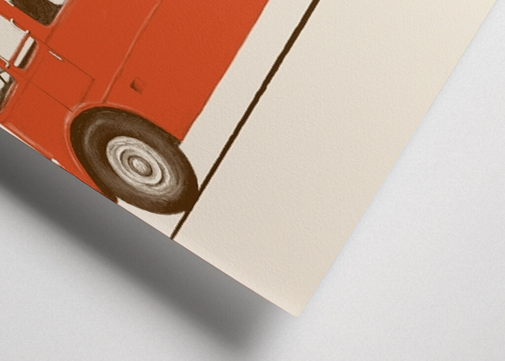 Rød engelsk buss #2489628