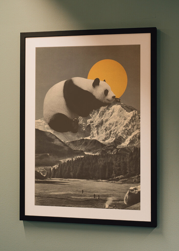 Giant Panda Moon Nap 