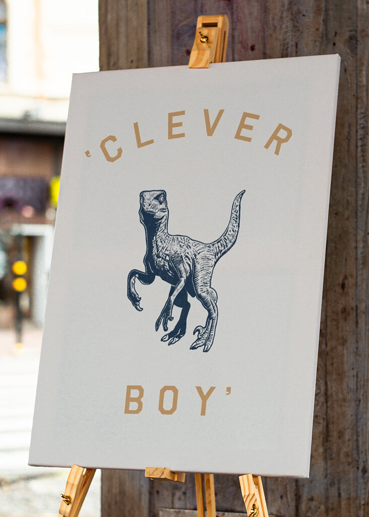 Slimme jongen dinosaurus #2489704