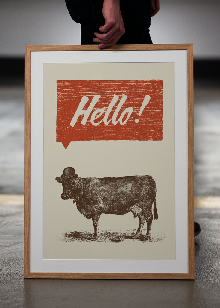Hello Mr Cow
