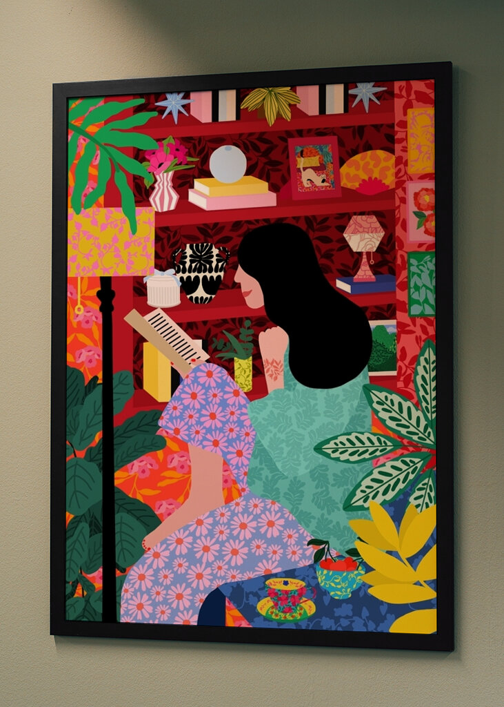 Mädchen liest Lieblingsbuch #2771824