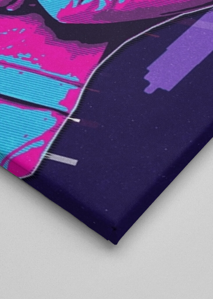 Nas Rapper 80s Retro Style