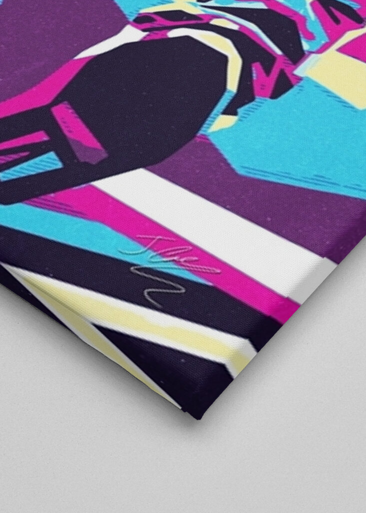 J Cole Rapper Style Retro 80er Jahre