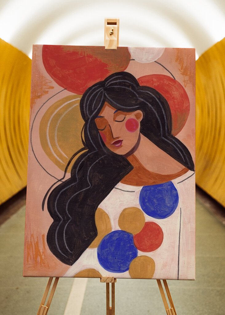 Kvinde i tanker #2740884