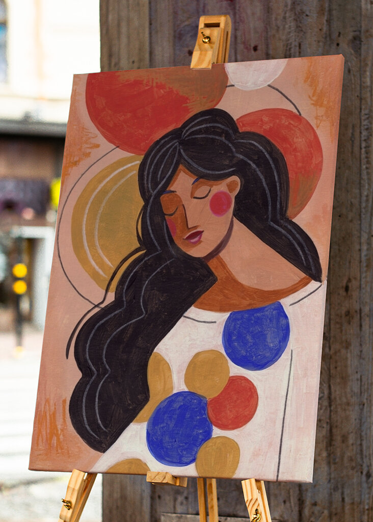 Kvinde i tanker #2740884