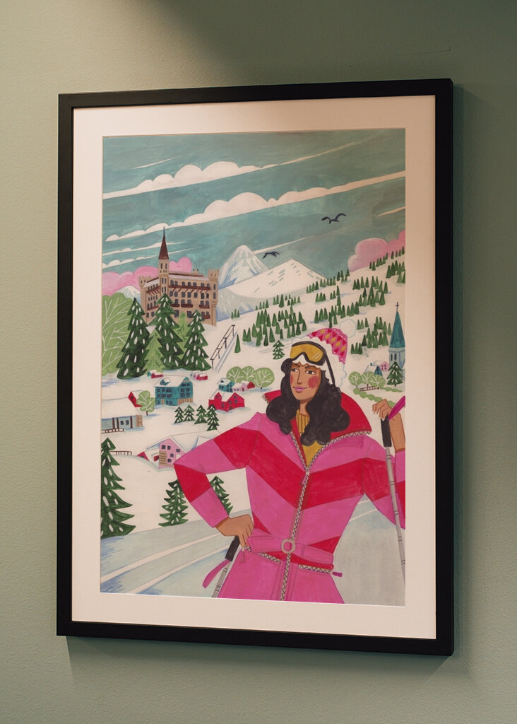 Winter Frau Skifahren #2926708